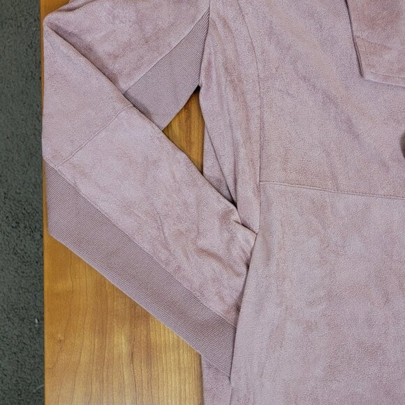 NWT BB Dakota Stitch Fix Freda Faux Suede Jacket Blush - M - Picture 5 of 10